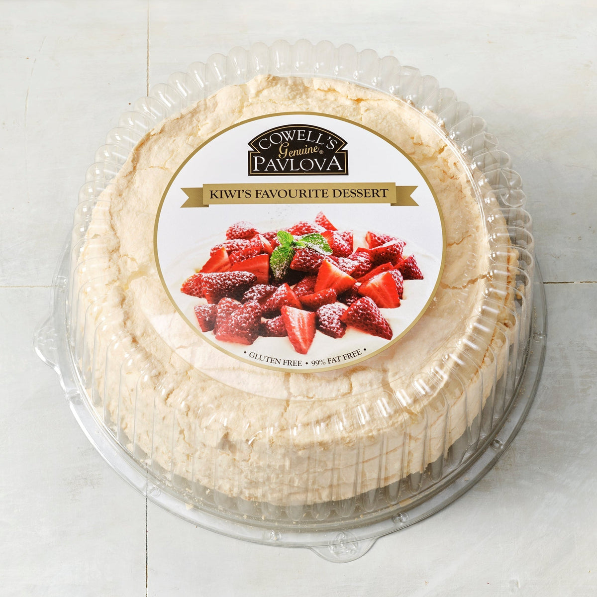 Cowell's Classic Pavlova Large 360g in packaging