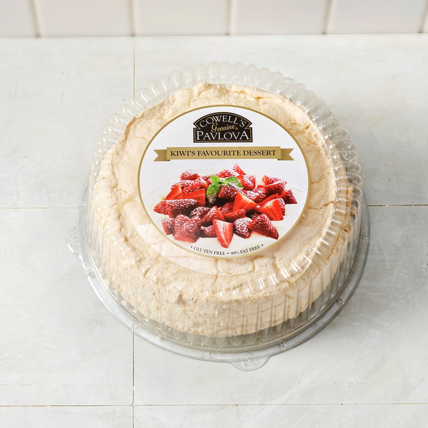 Cowell's Classic Pavlova Large 360g in packaging