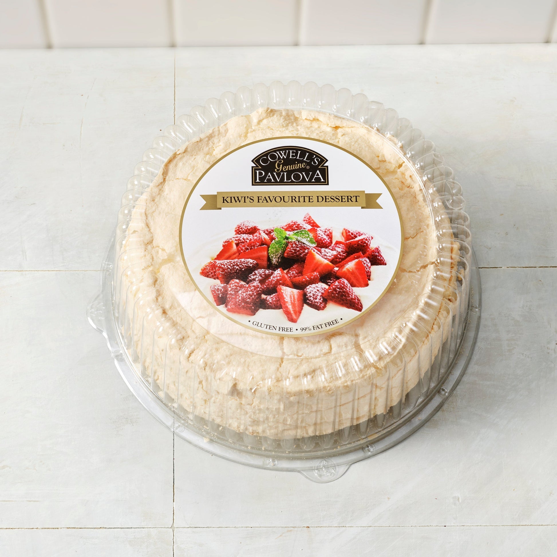 Cowell's Classic Pavlova Large 360g in packaging