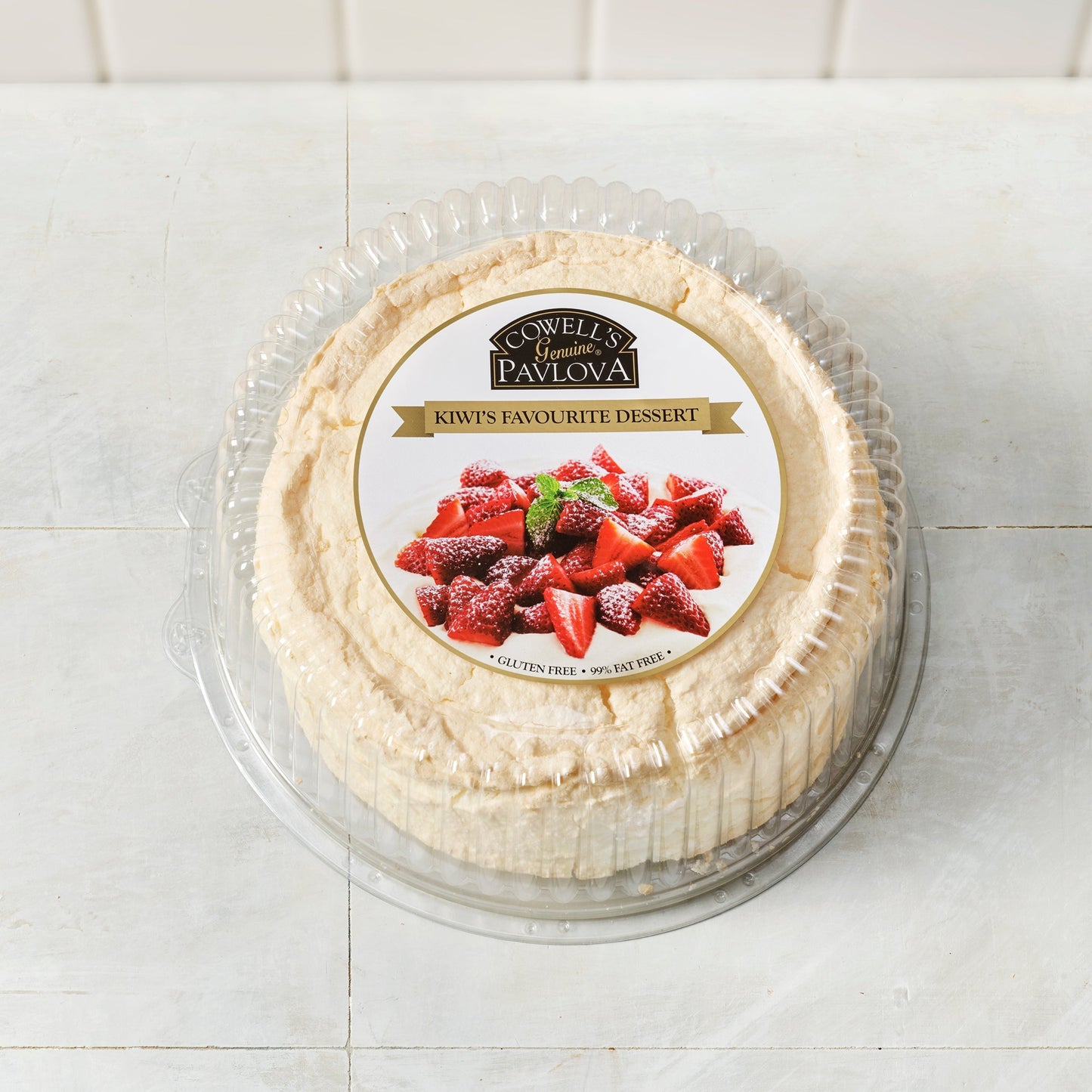 Cowell's Classic Pavlova Medium 300g in packaging